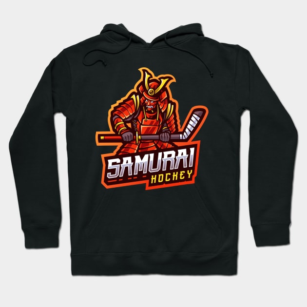 samurai hockey Hoodie by Mens_Passion